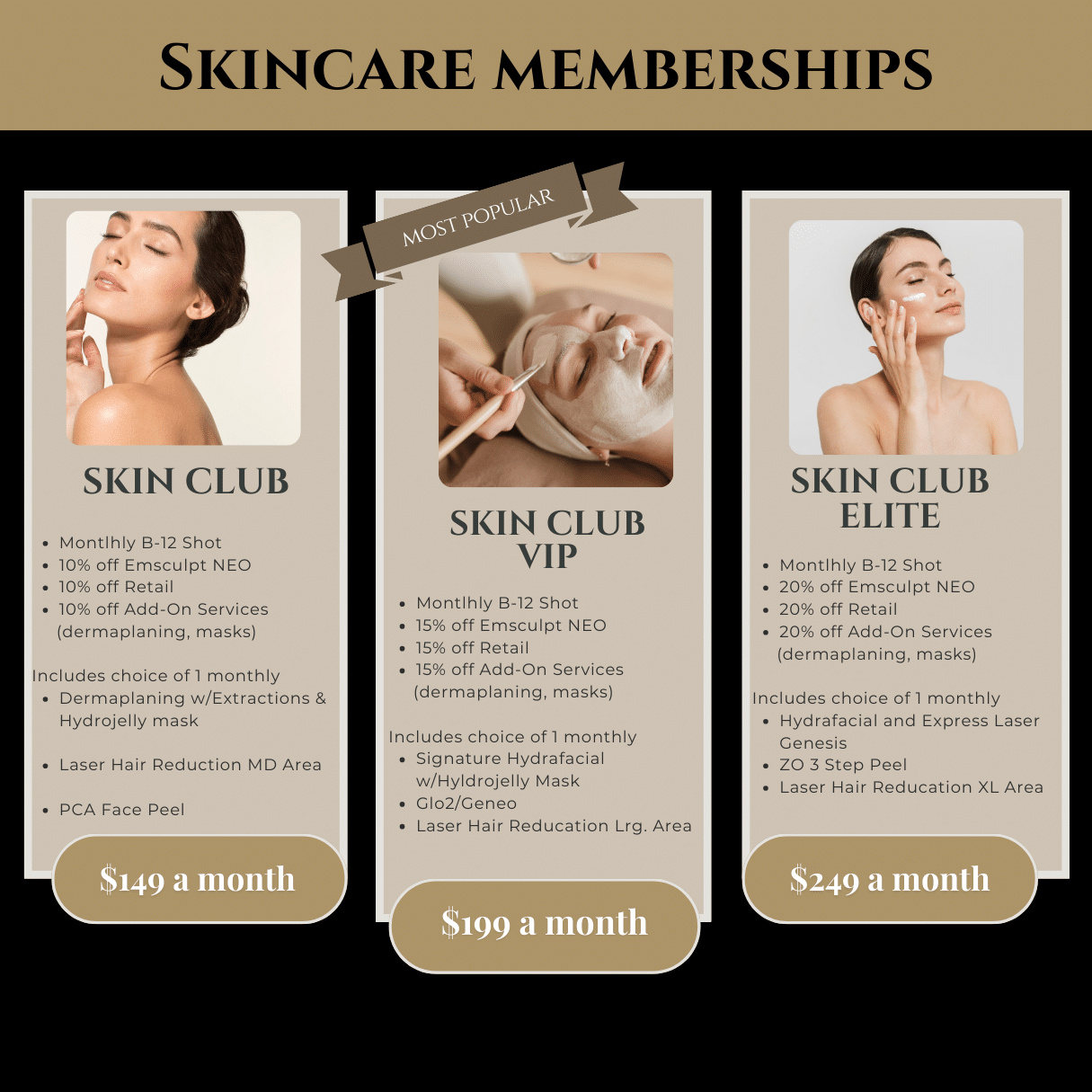 Skincare Memberships