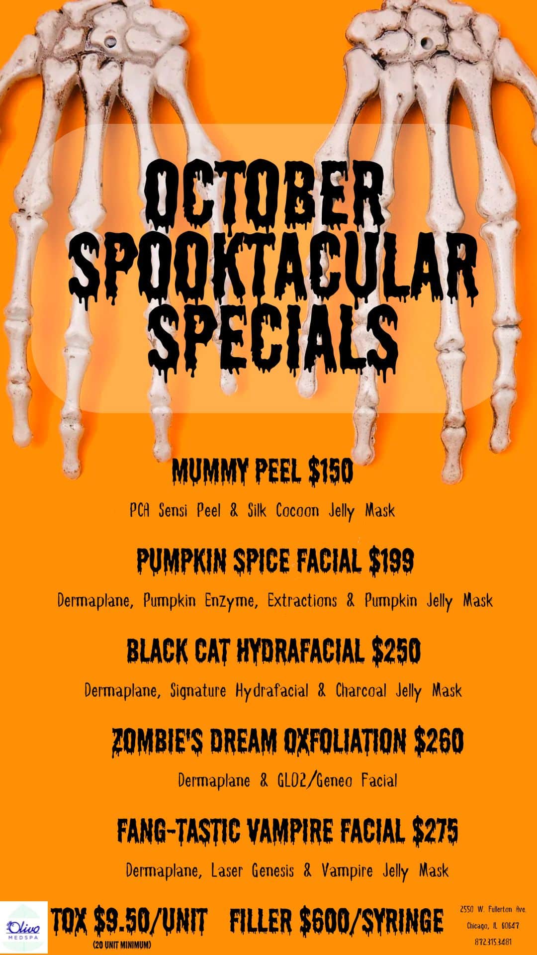 October 2024 Spooktacular Specials