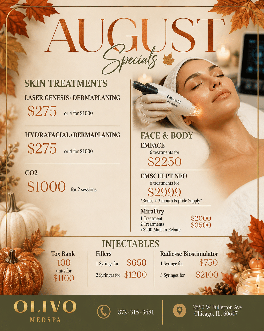 August Specials
