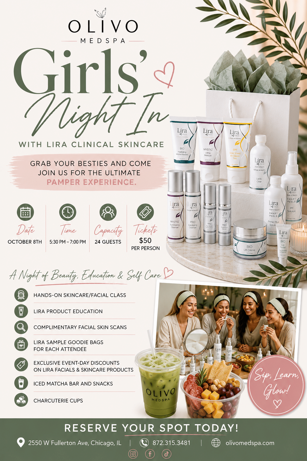 Girls' Night In with Lira Clinical